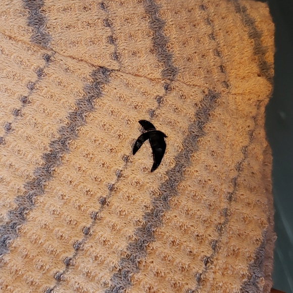 GLYDER Movement Tank Top Rosewater Stripe Waffle sz M Women's Yoga Active Casual - Picture 6 of 12